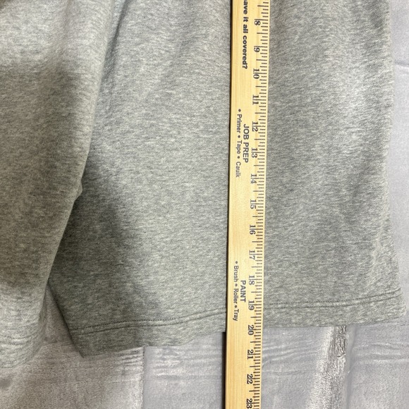 Nike Fleece Shorts Mens XL Light Grey Just Do It Side Check Active Gym Leisure - Picture 7 of 9